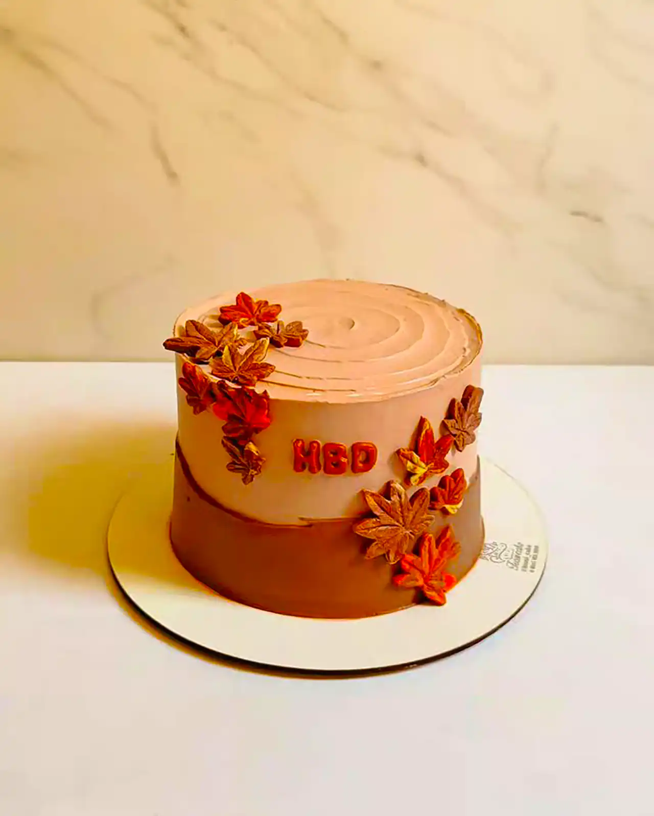 کیک تولد با تم پاییز