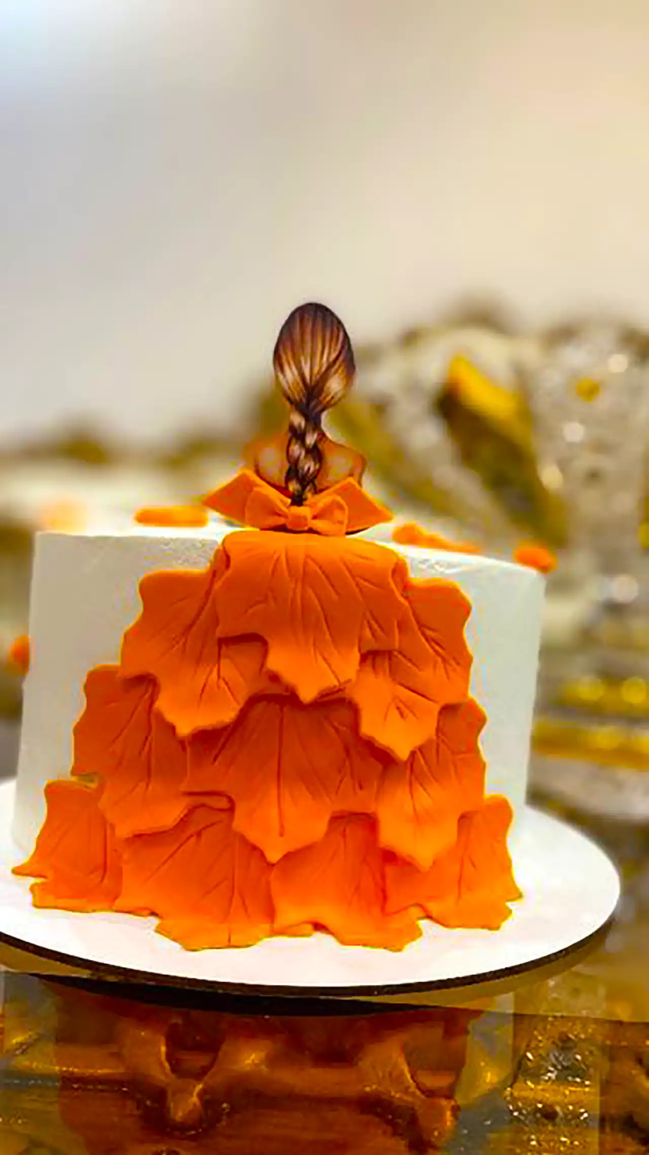 کیک تولد با تم پاییز