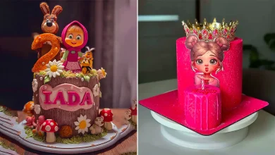 کیک تولد فانتزی دخترانه