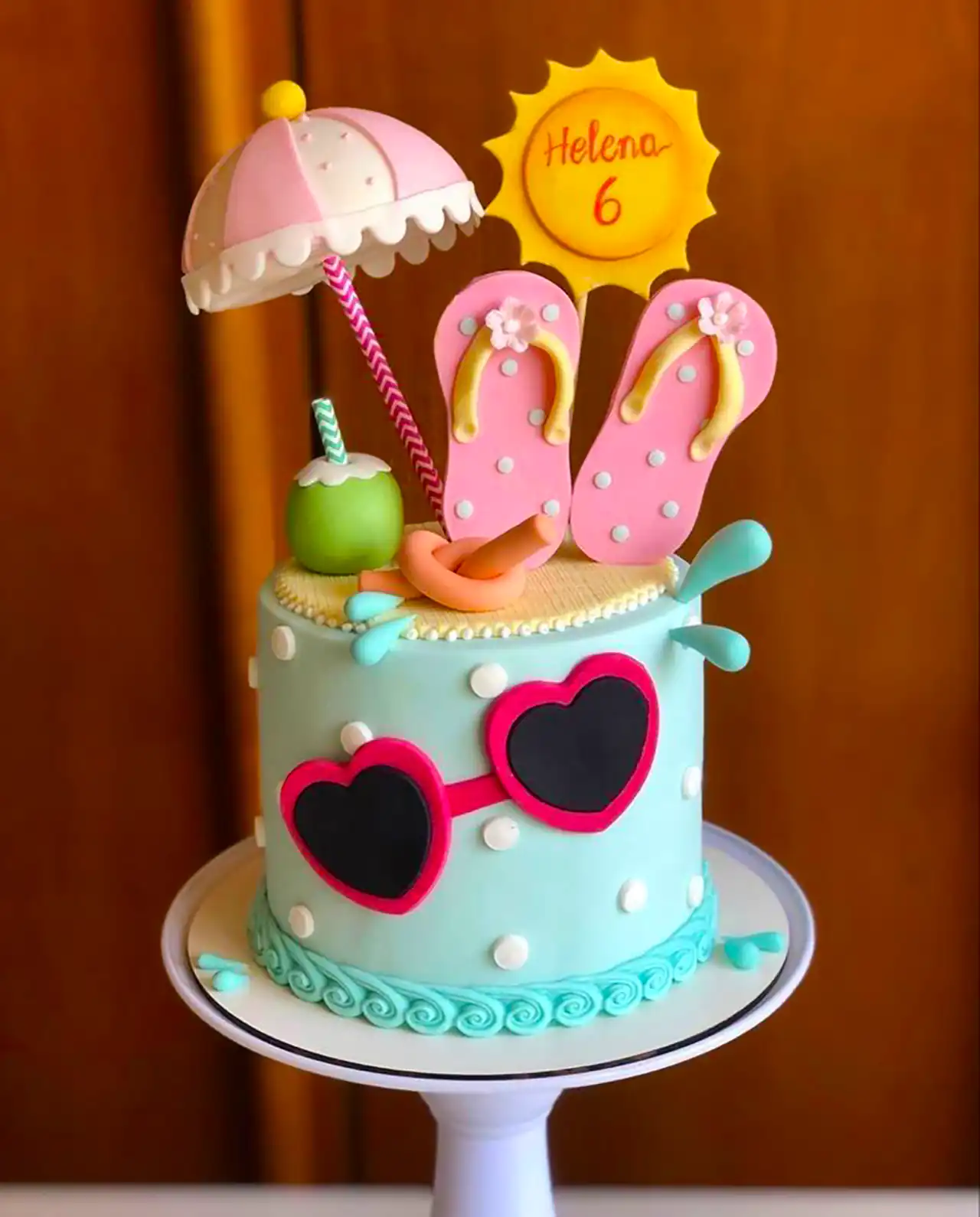 کیک تولد فانتزی دخترانه