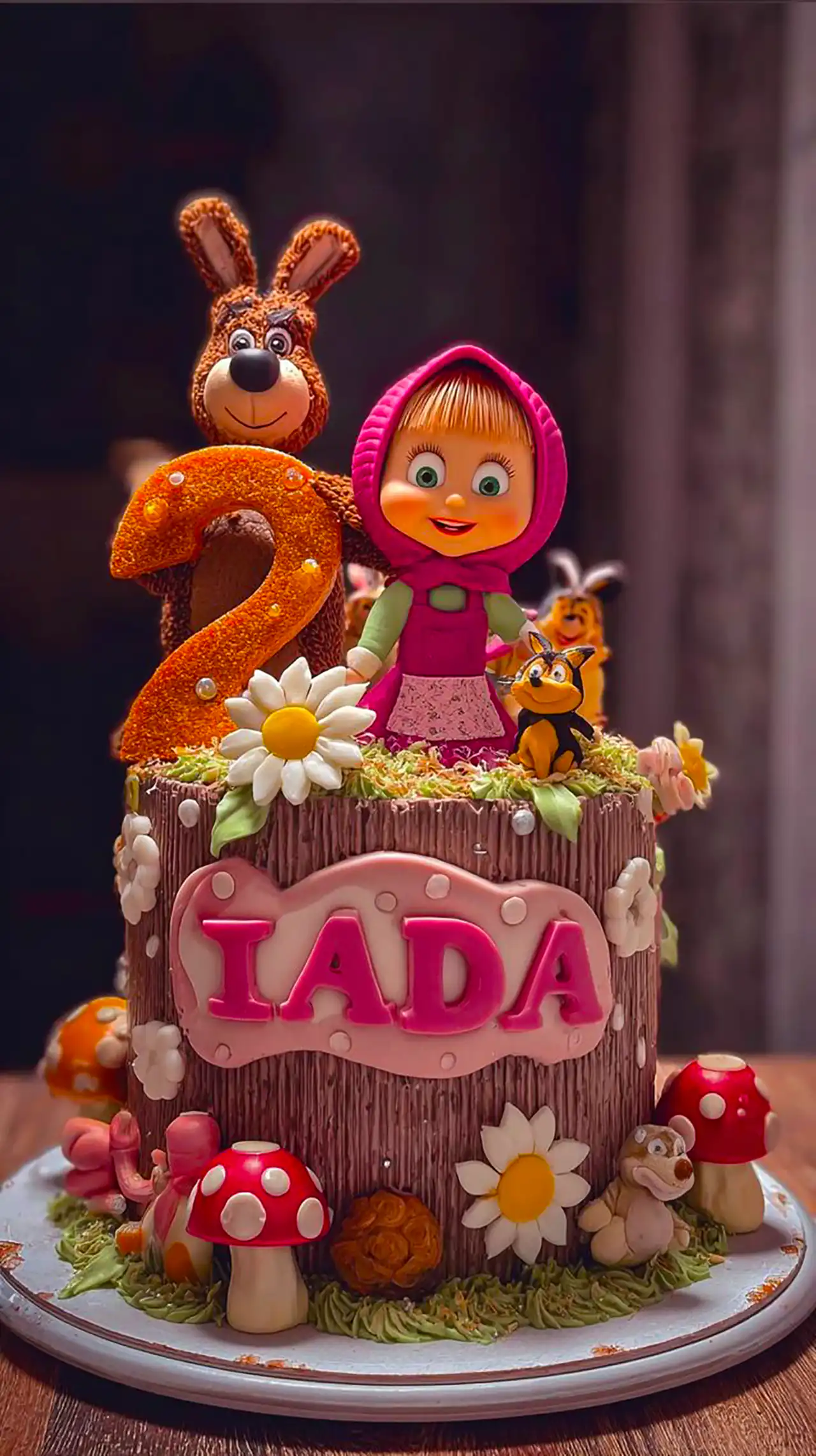 کیک تولد فانتزی دخترانه