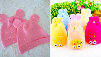 کلاه پاییزی نوزادی