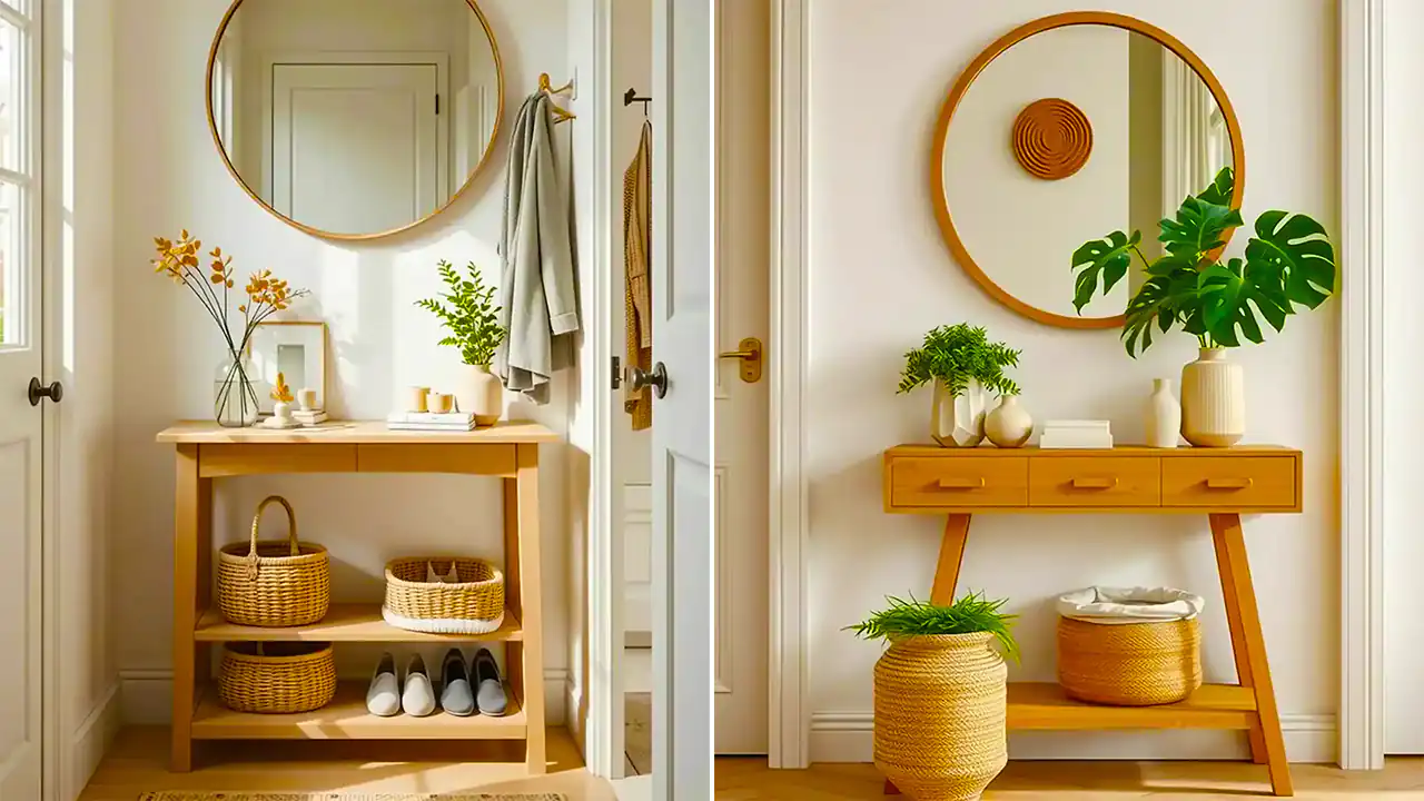 کنسول چوبی بوهو شیک