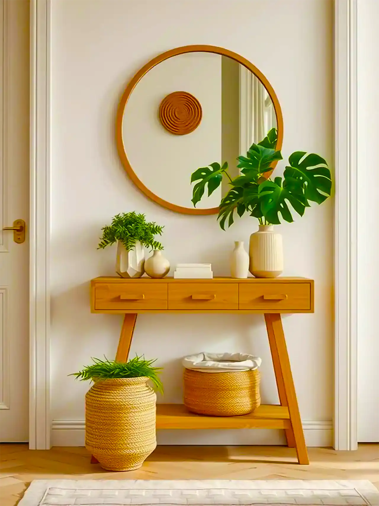 کنسول چوبی بوهو شیک