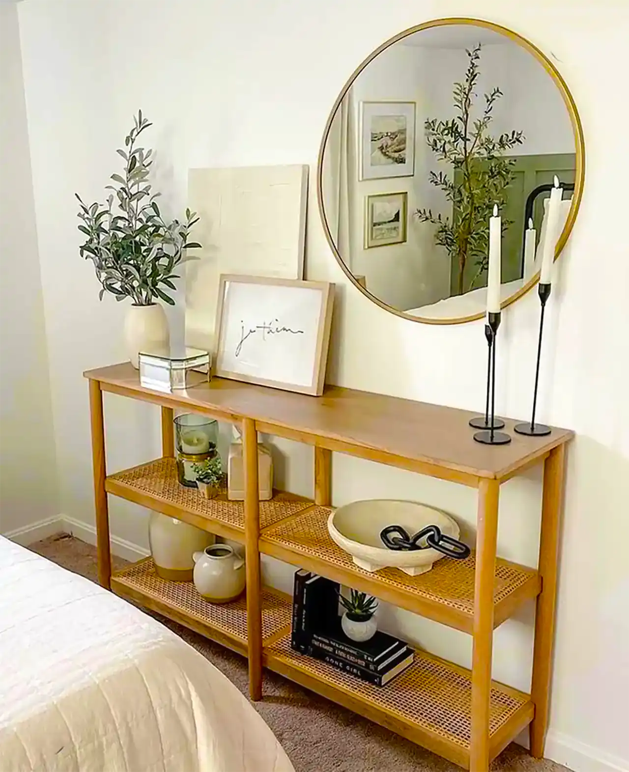 کنسول چوبی بوهو شیک