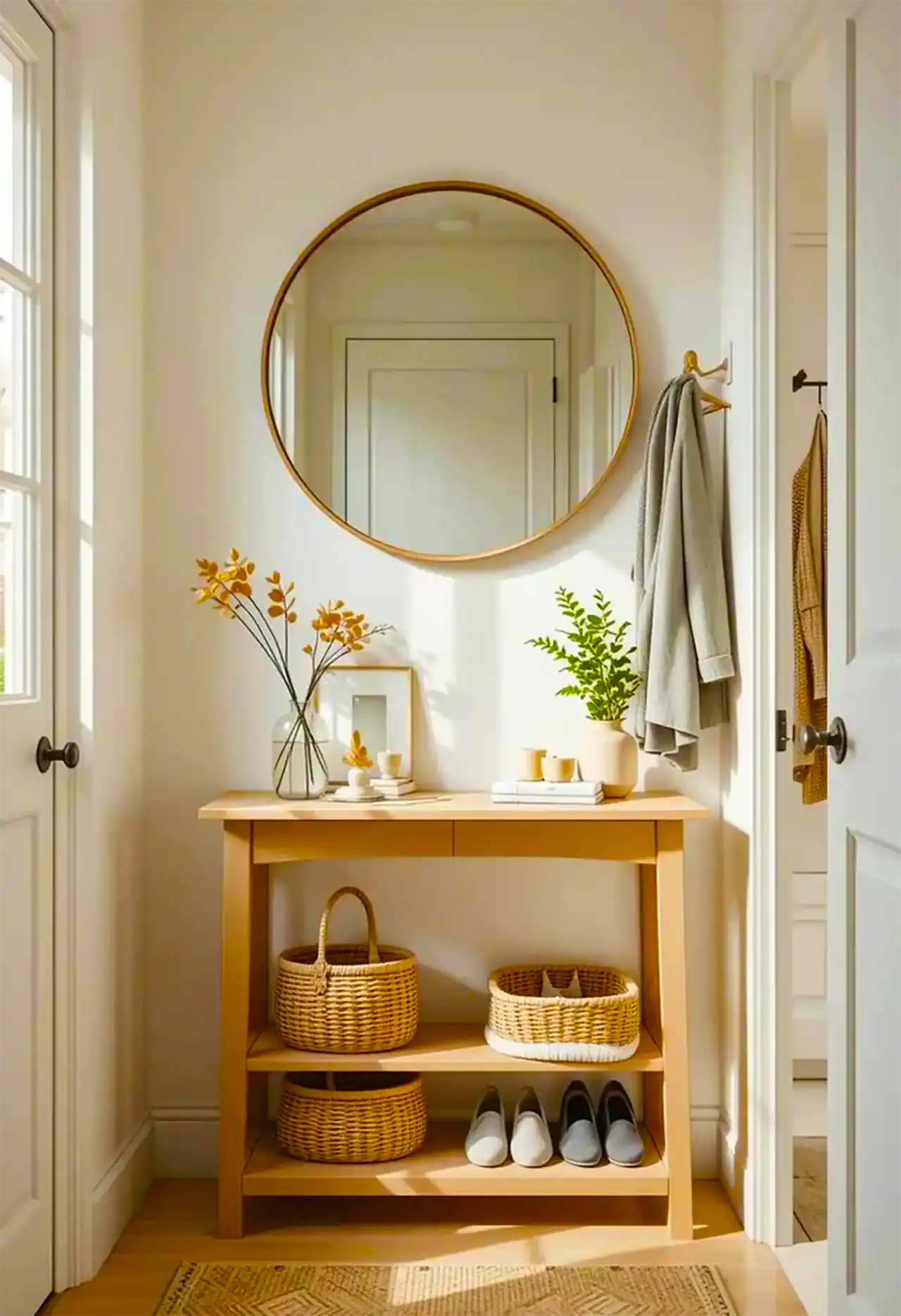 کنسول چوبی بوهو شیک