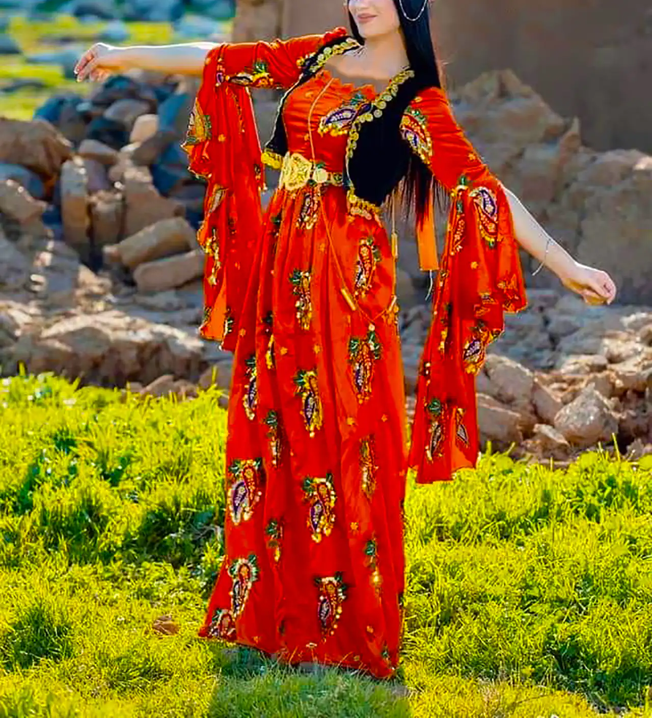 لباس محلی کردی زنانه