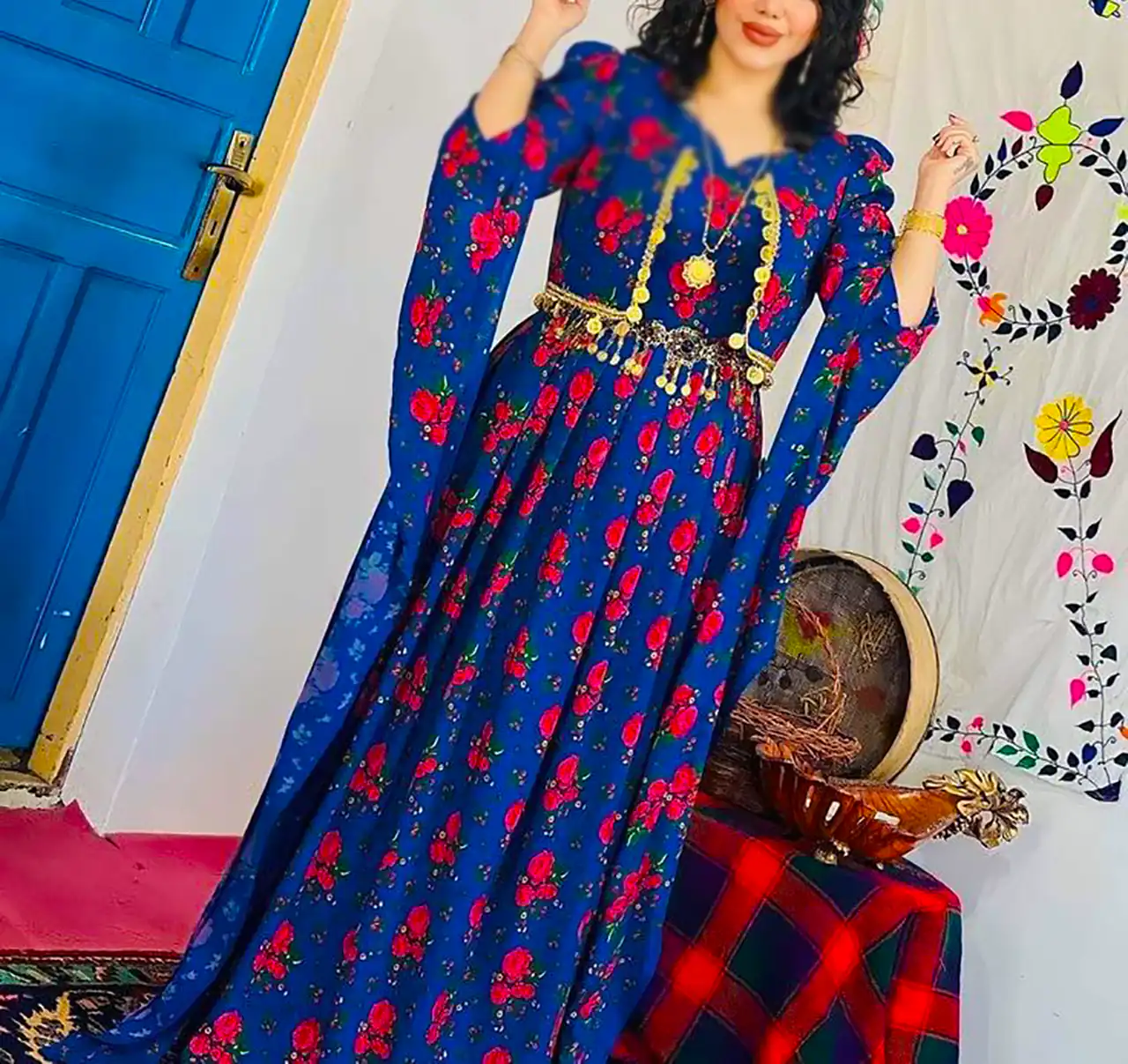 لباس محلی کردی زنانه