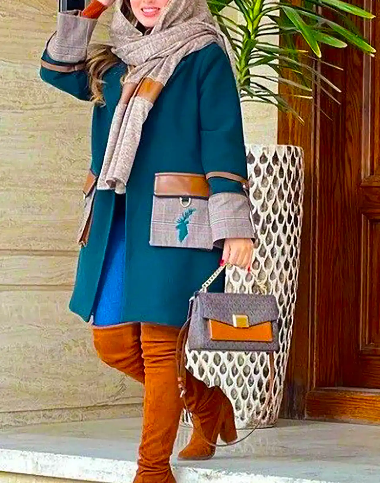 مانتو مناسب فصل پاییز