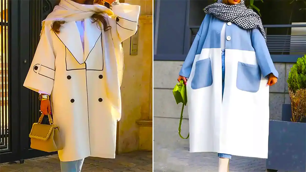 مانتو پاییزی شیک