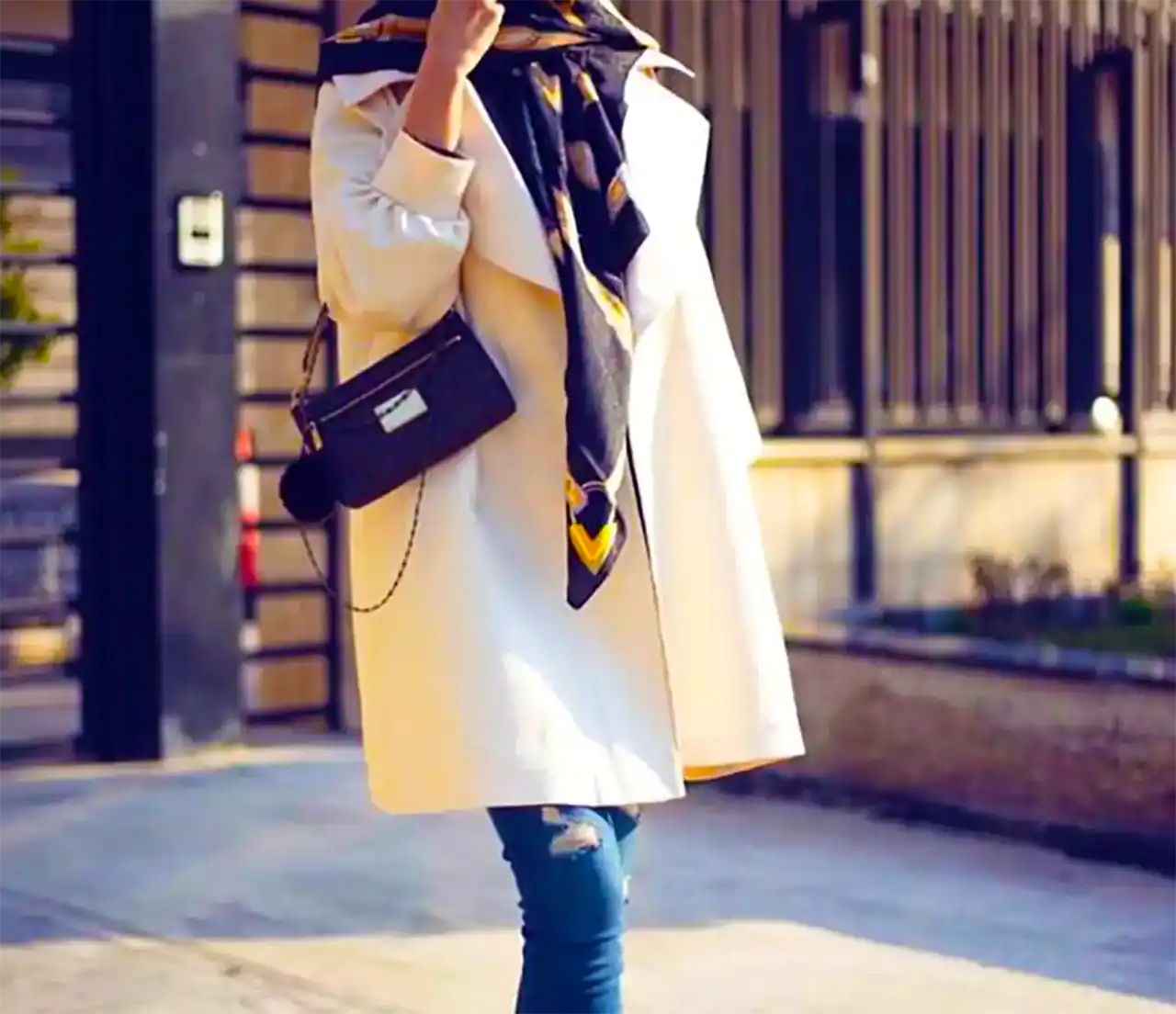 مانتو پاییزی شیک