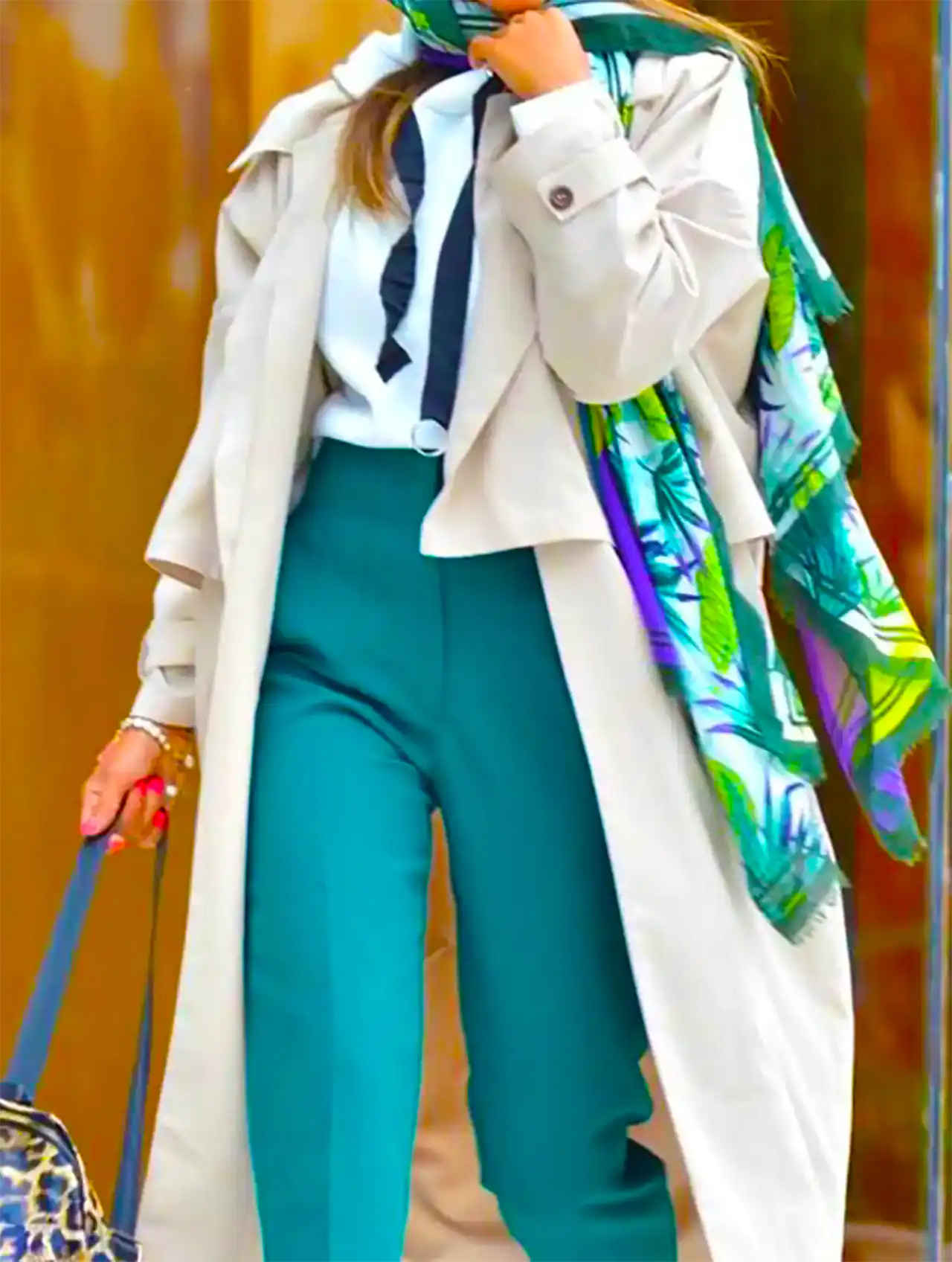 مانتو پاییزی شیک