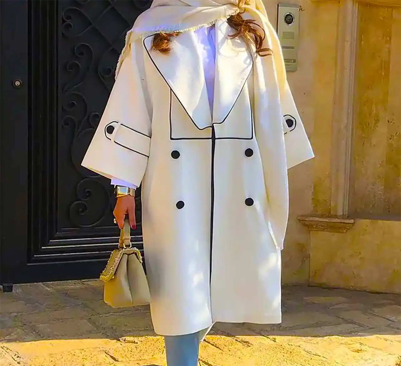 مانتو پاییزی شیک