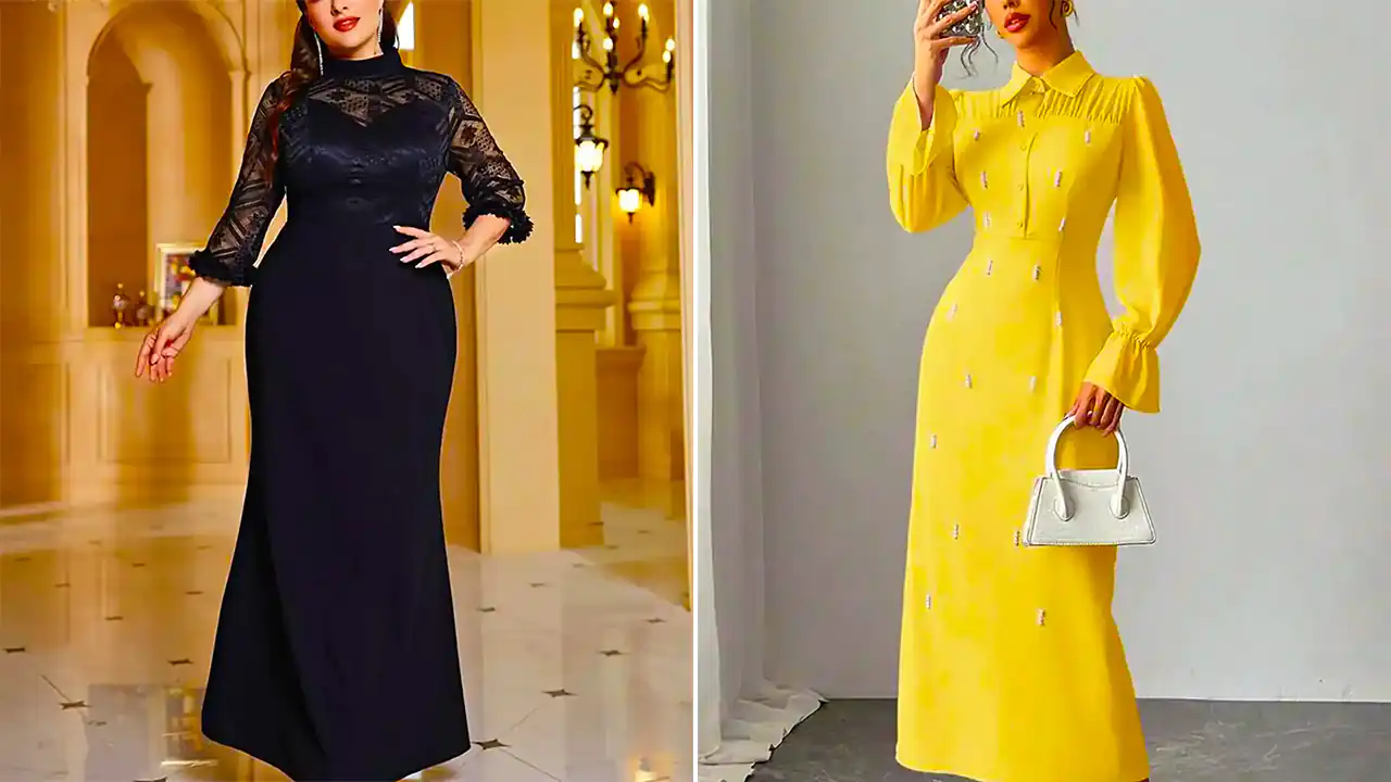 پیراهن بلند مینیمال