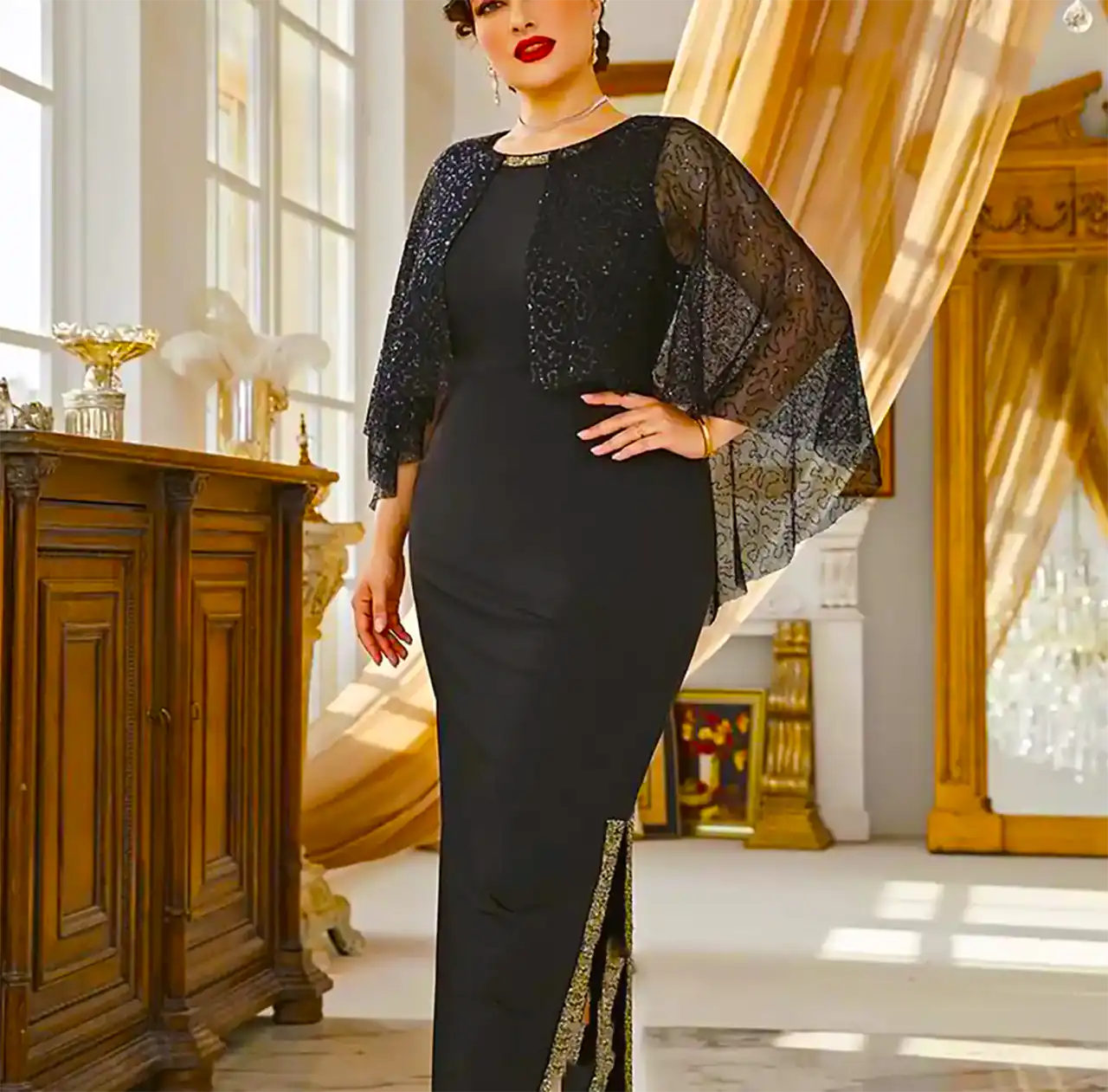 پیراهن بلند مینیمال