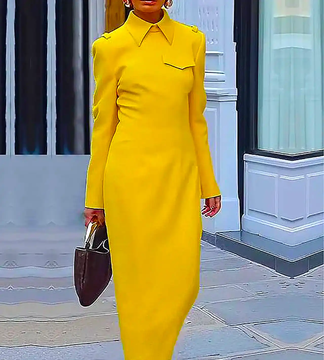 پیراهن بلند مینیمال