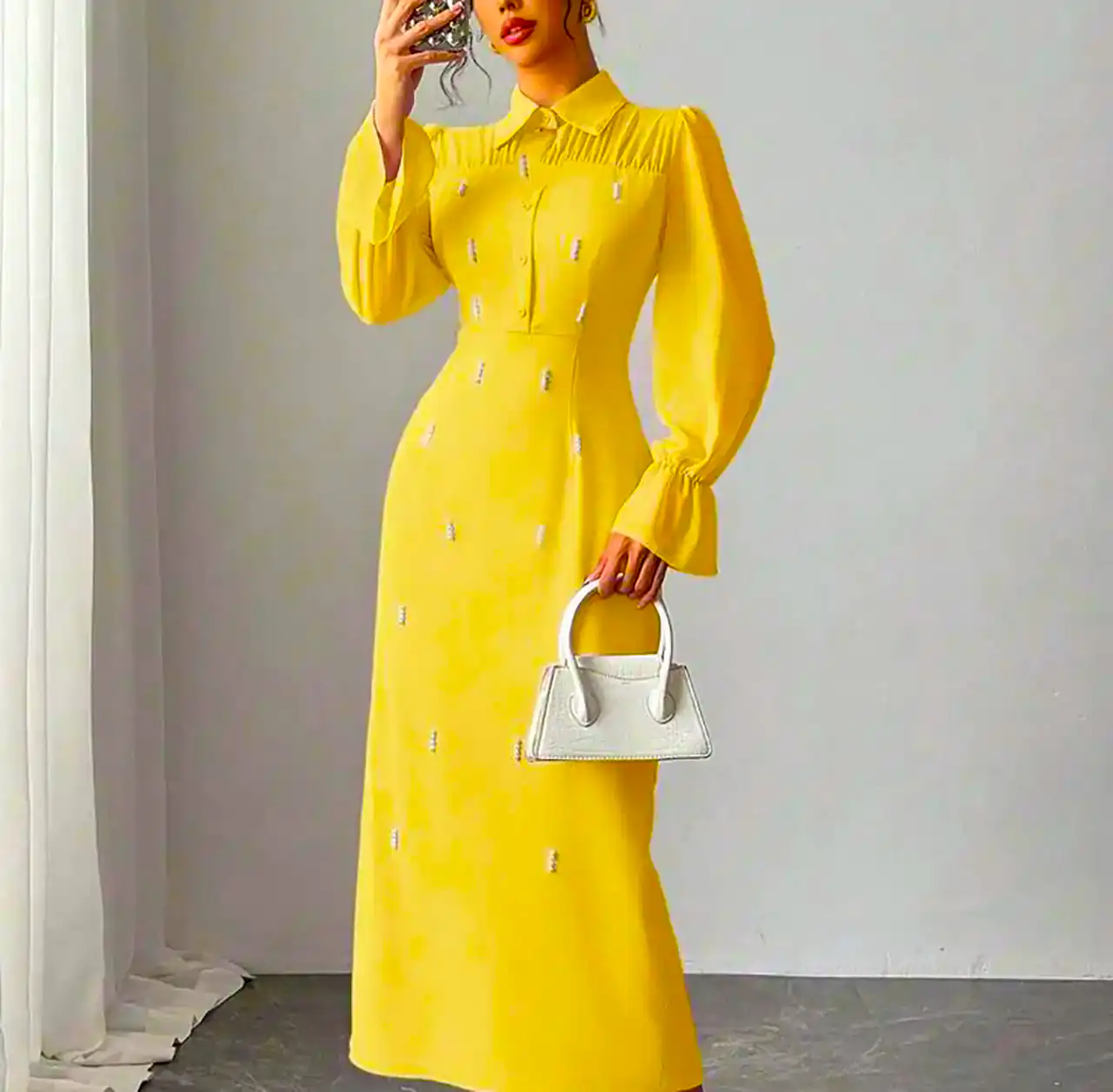 پیراهن بلند مینیمال