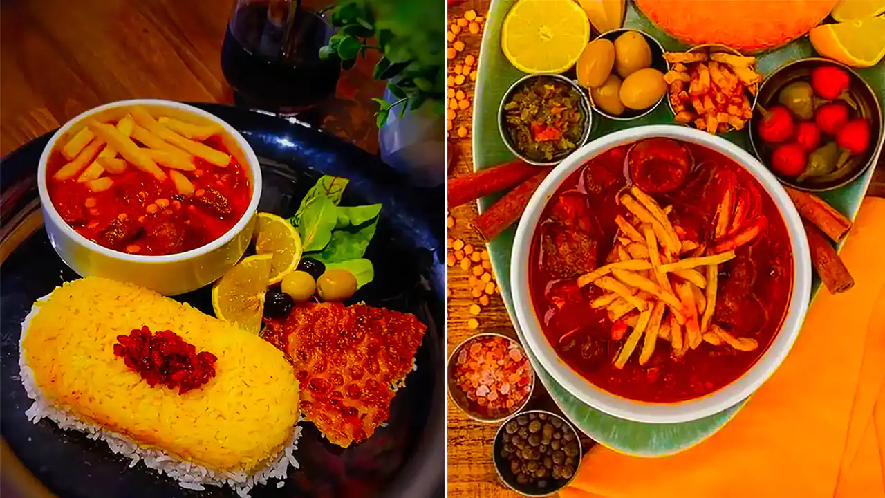 سرو قیمه مجلسی