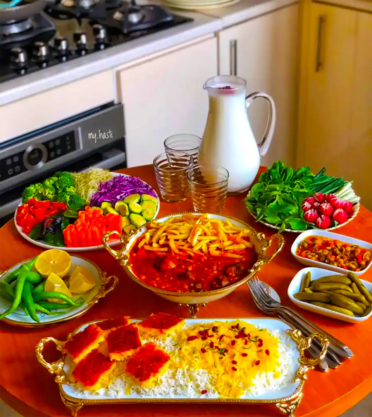 سرو قیمه مجلسی