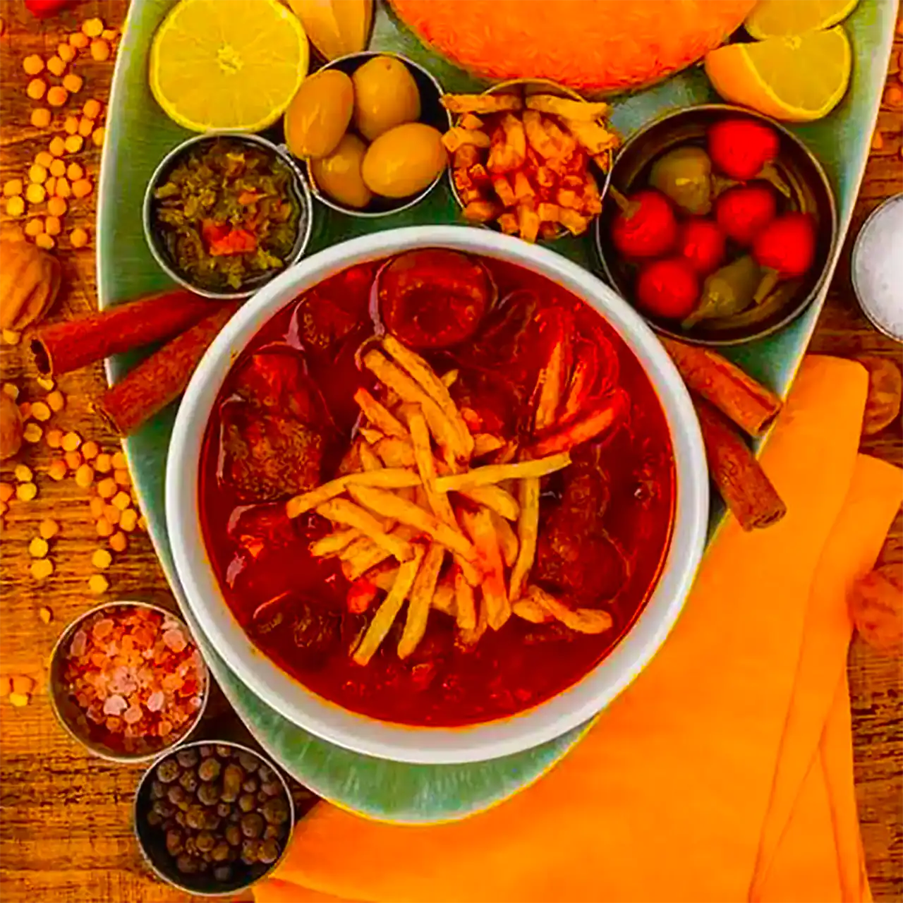 سرو قیمه مجلسی