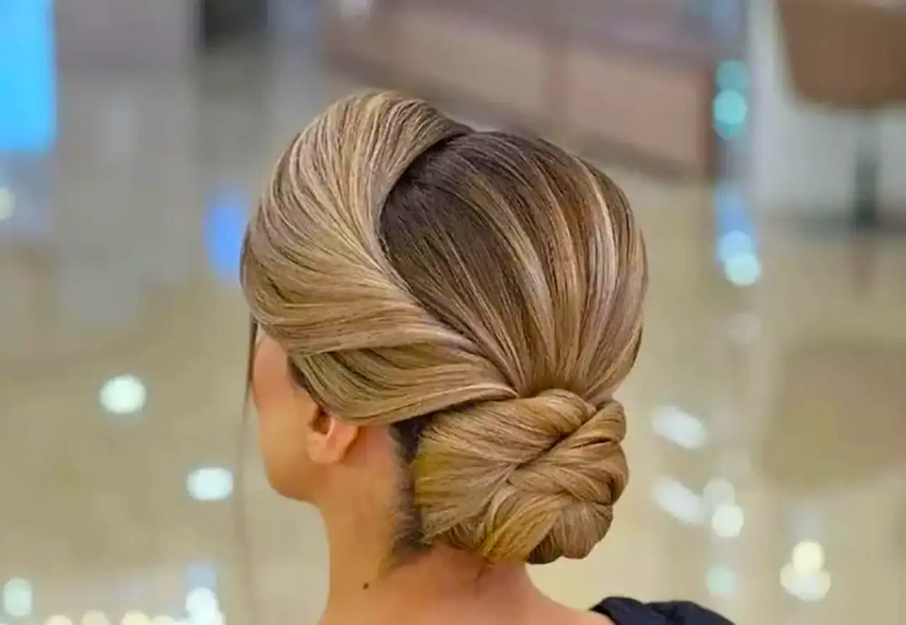 شینیون بسته مو