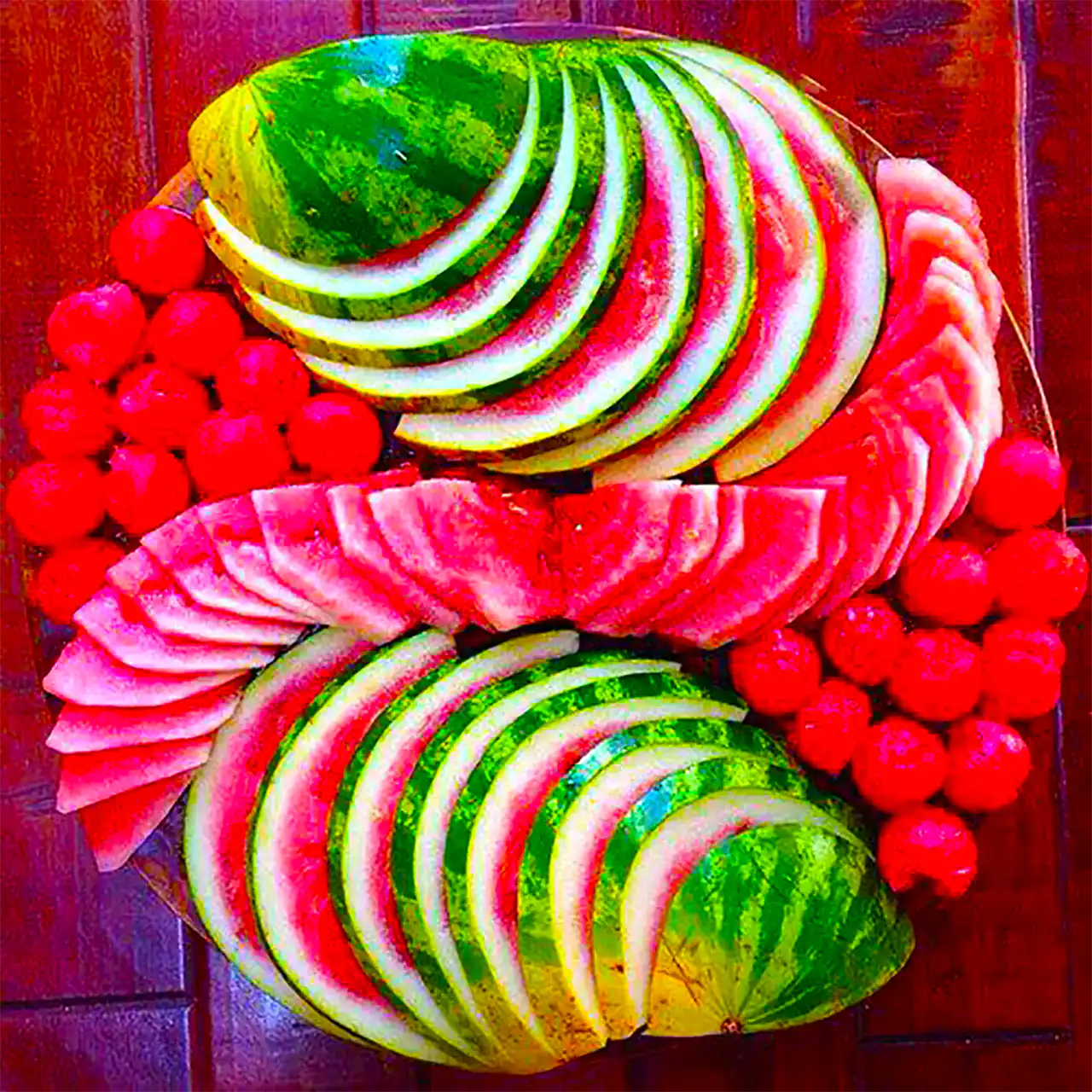 تزئین هندوانه مجلسی