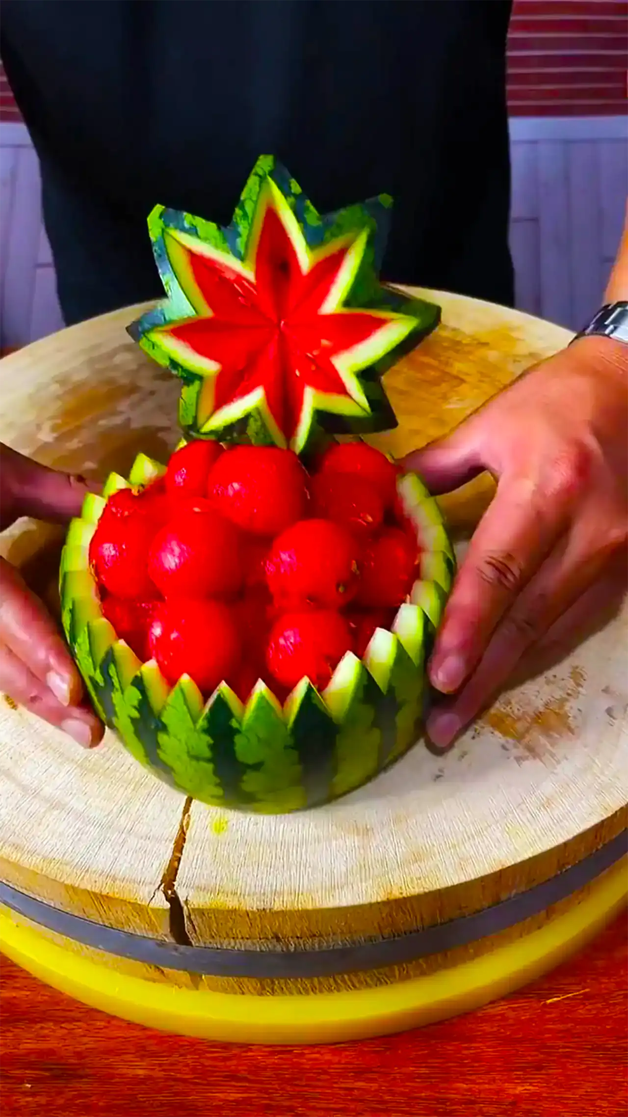 تزئین هندوانه مجلسی