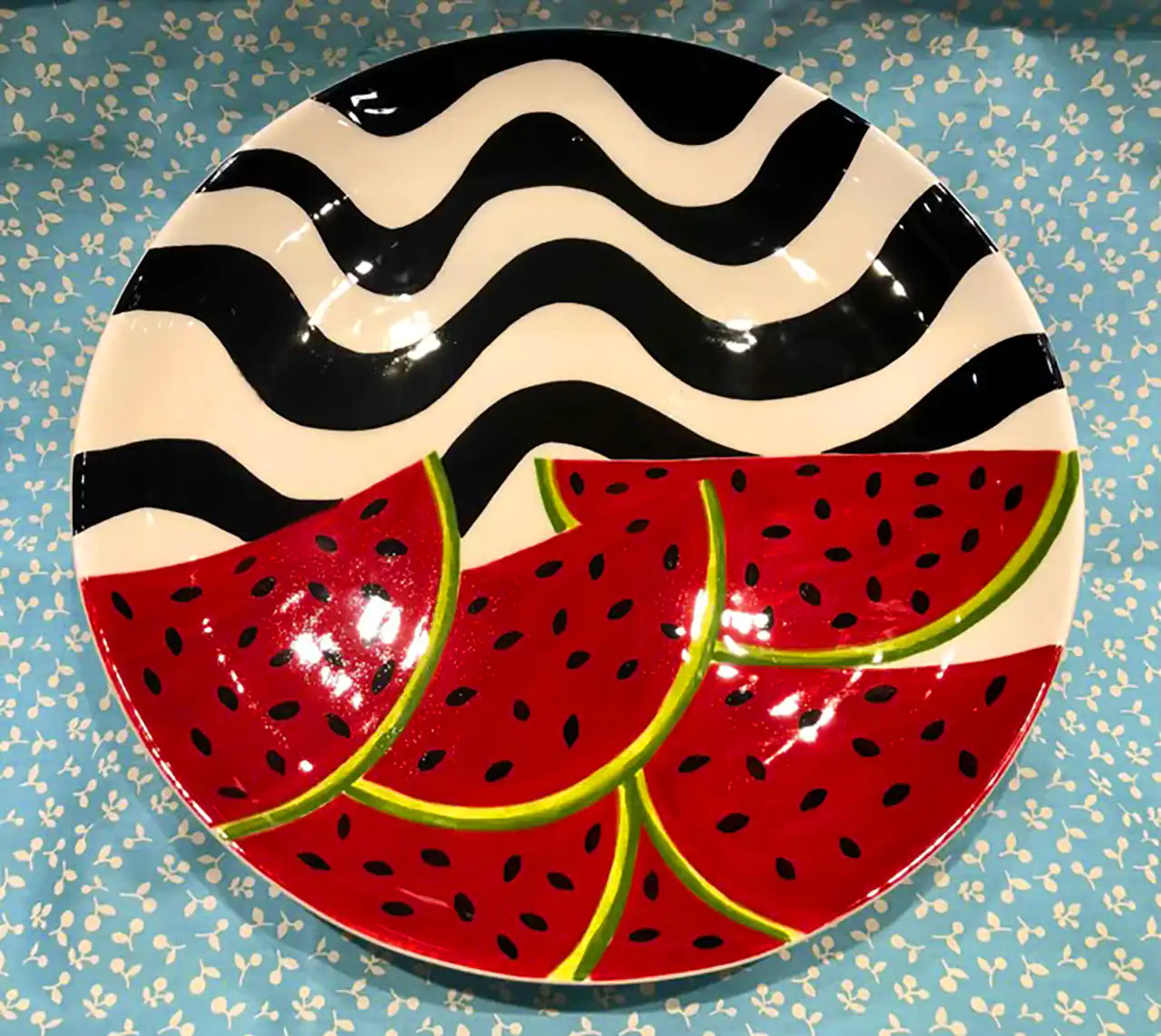 بشقاب دکوری برای شب یلدا