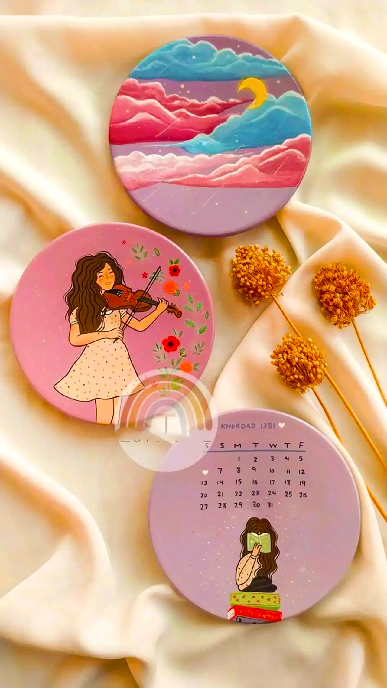 بشقاب دکوری دیواری فانتزی