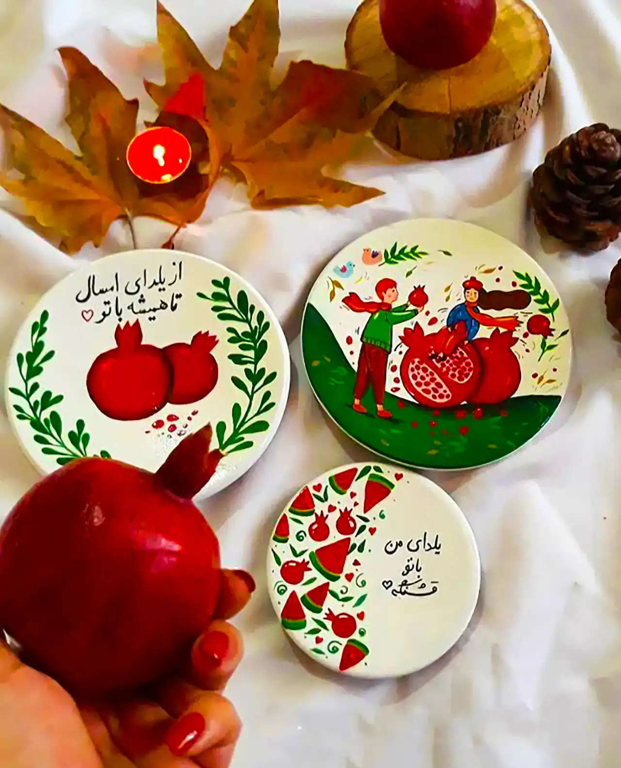 بشقاب دکوری دیواری فانتزی