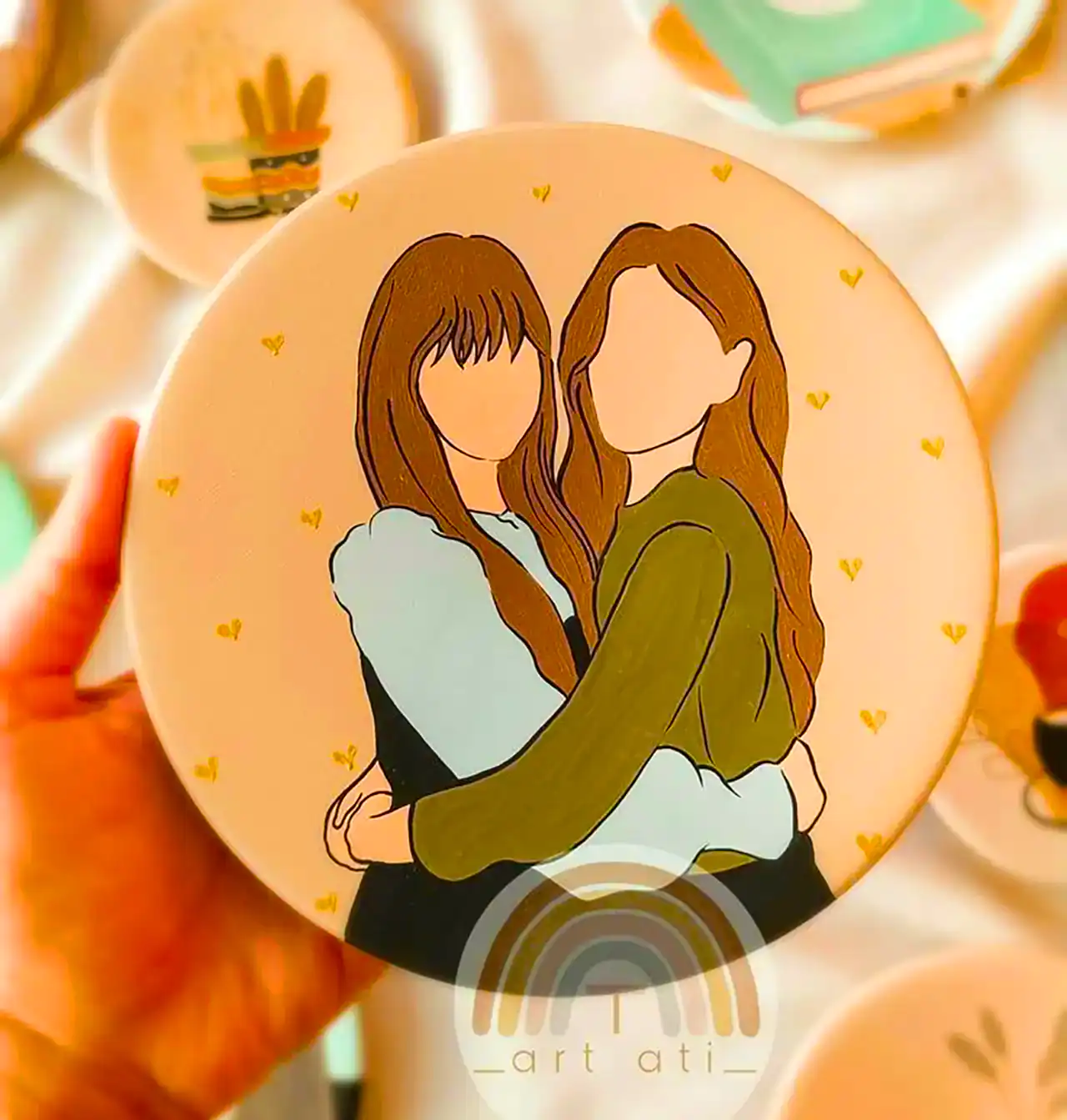 بشقاب دکوری دیواری فانتزی