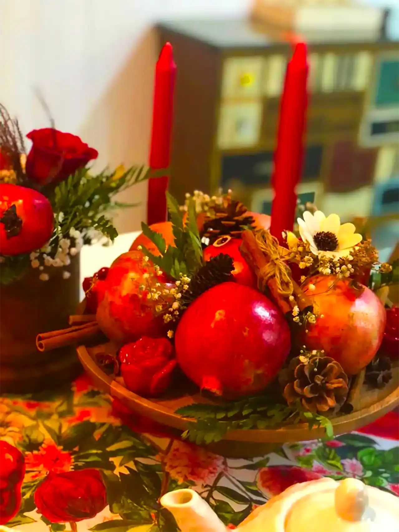 چیدمان میز برای شب چله