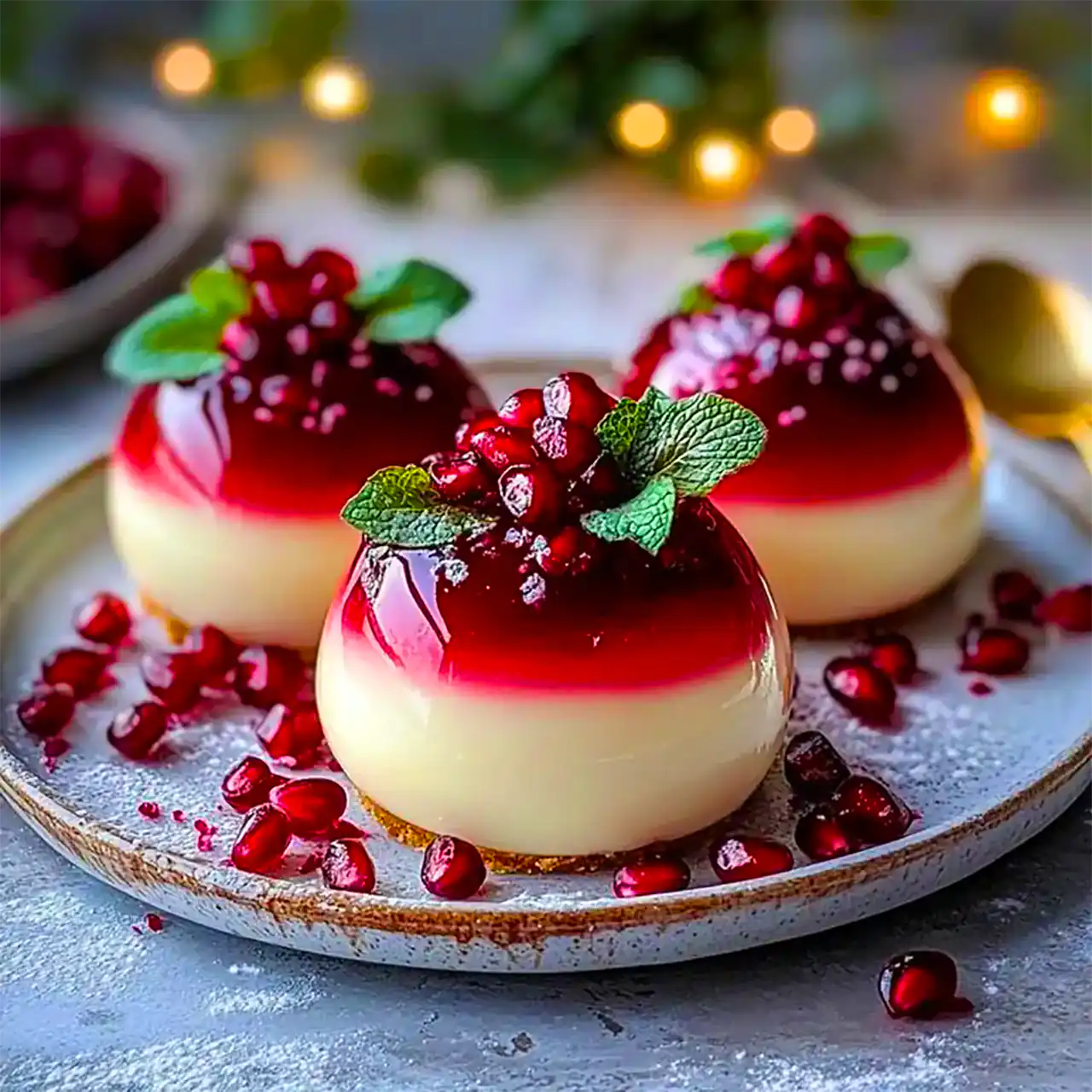 دسر ژله ای برای یلدا