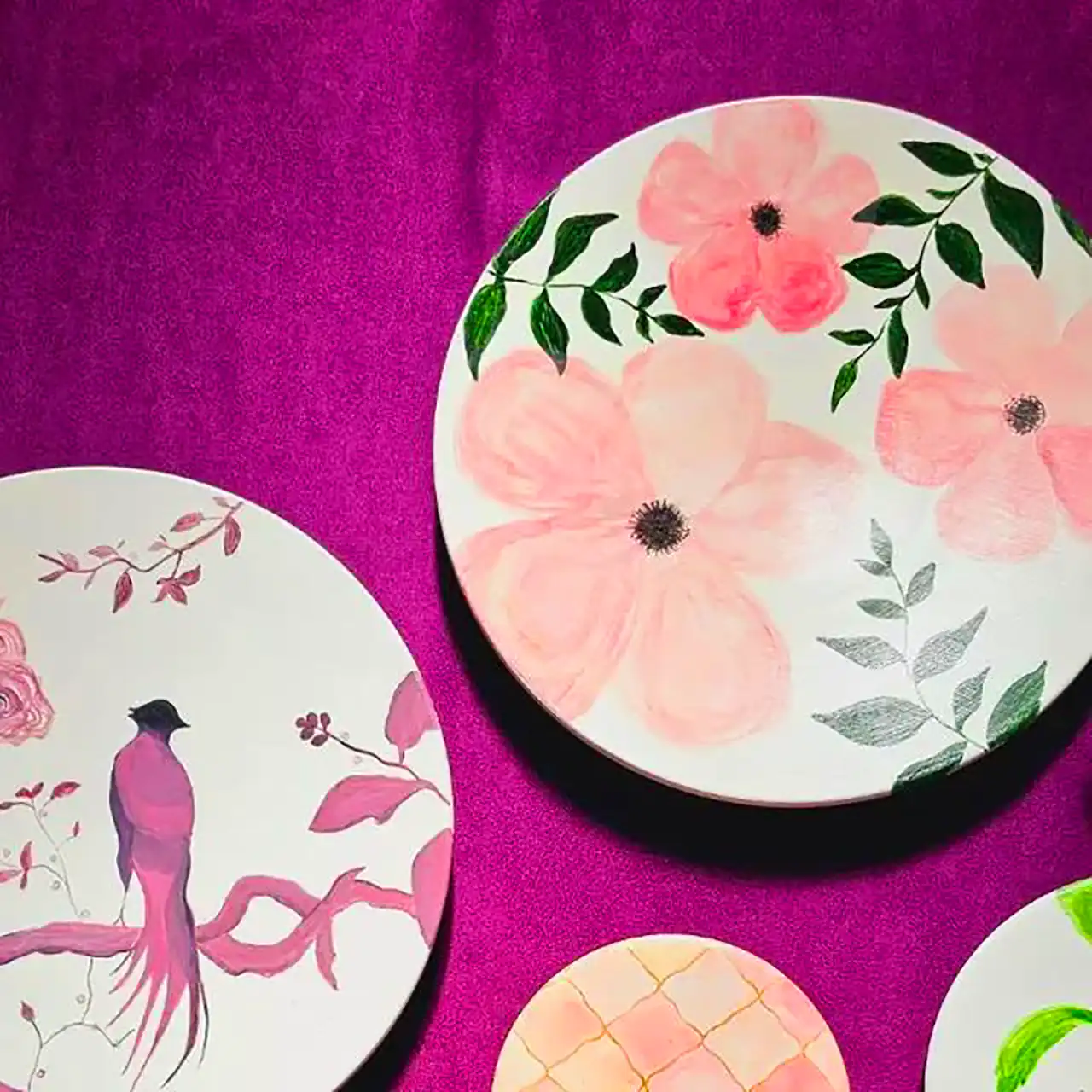 دیوارکوب بشقابی دست ساز