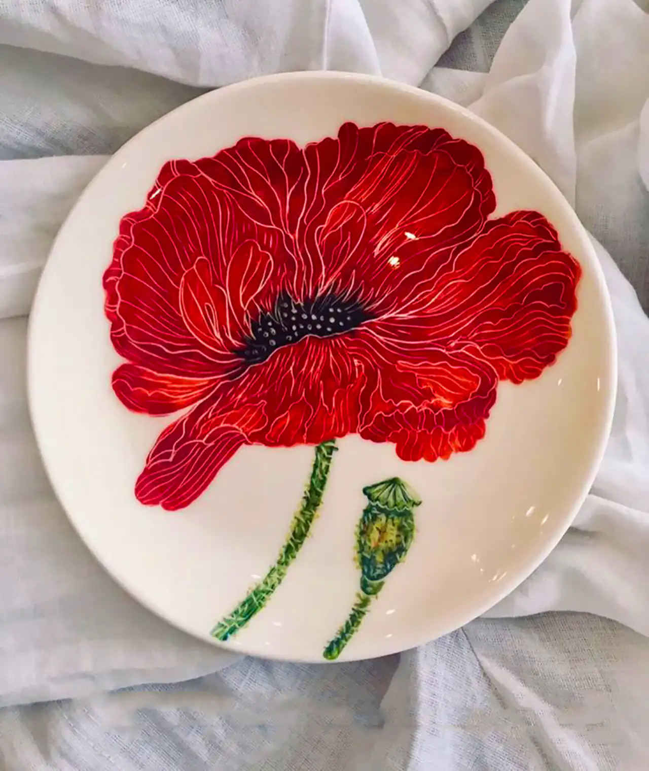 دیوارکوب بشقابی دست ساز