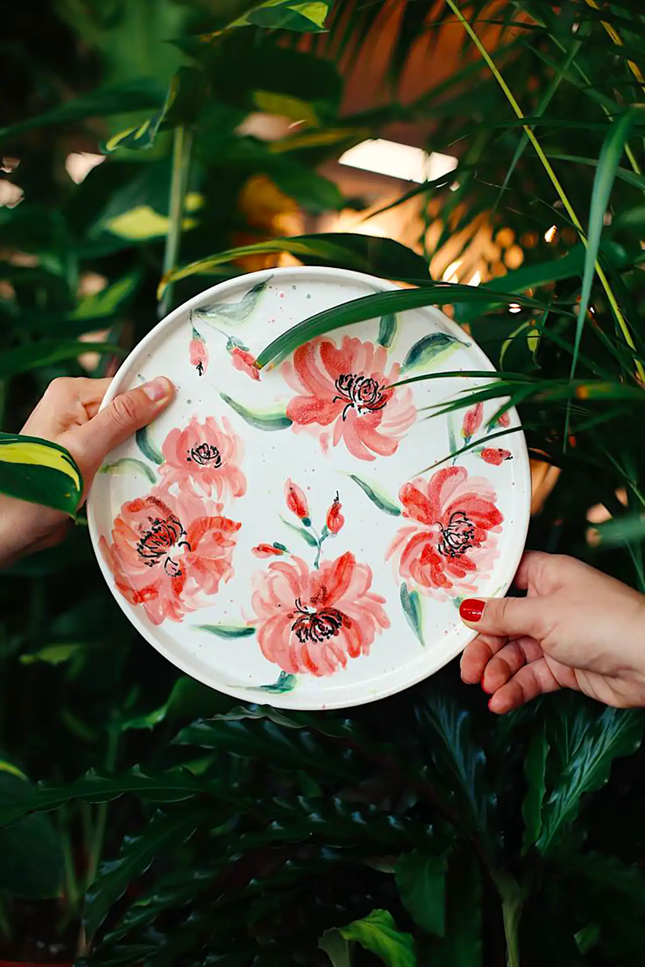 دیوارکوب بشقابی دست ساز