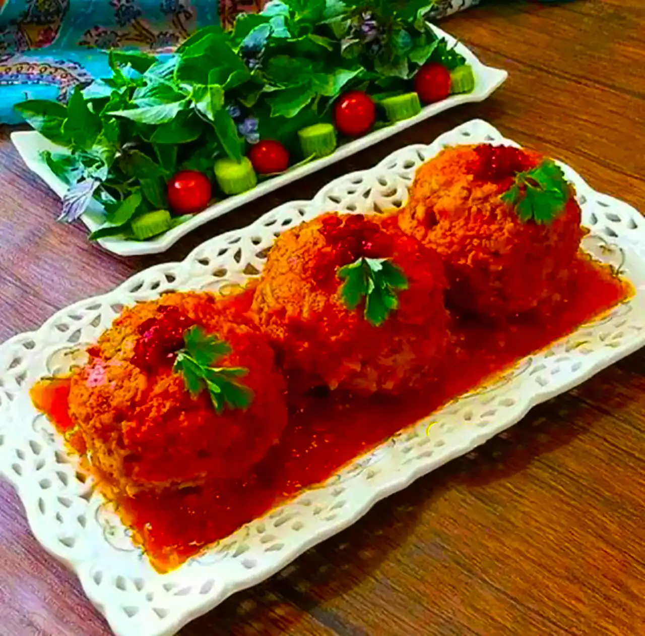 دیزاین کوفته تبریزی