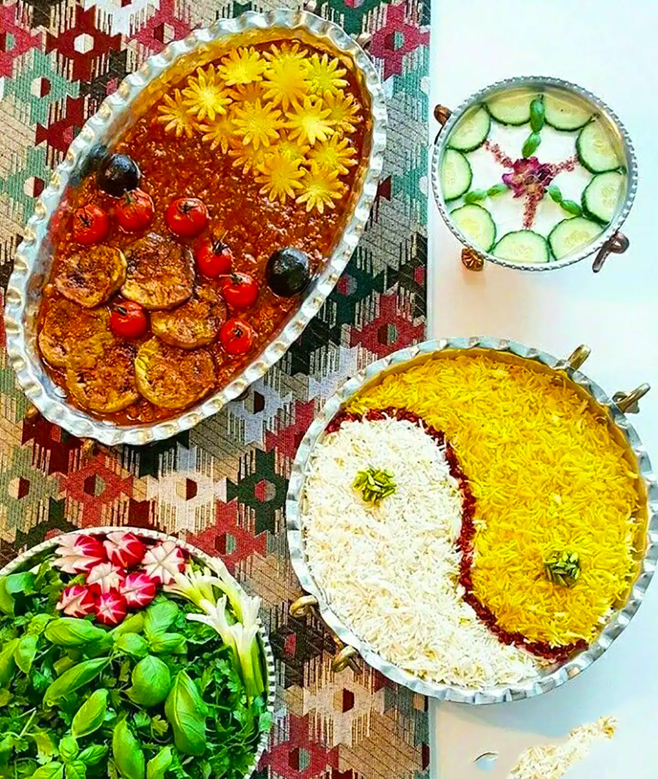 دیزاین میز شام برای مهمانی