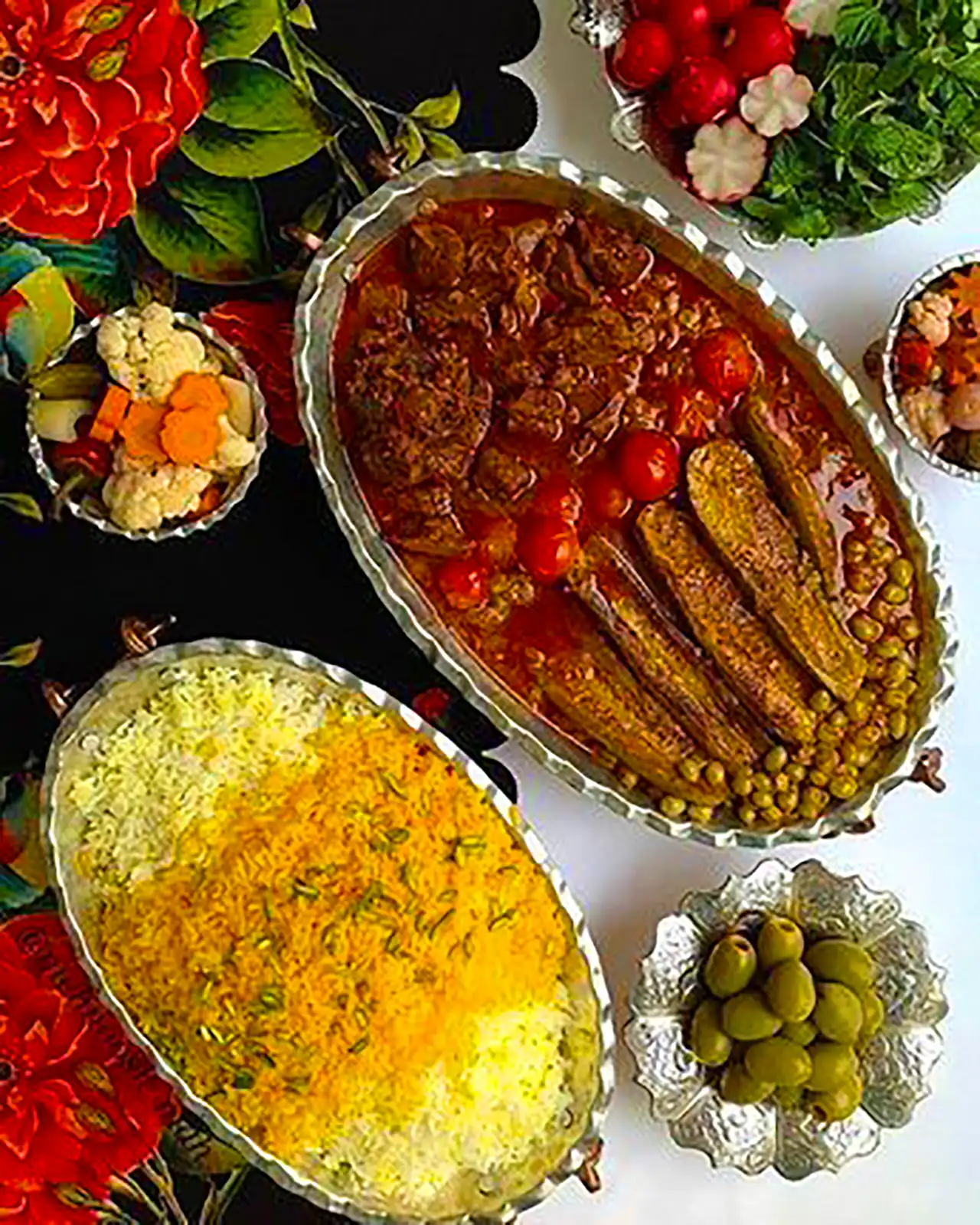 دیزاین میز شام برای مهمانی