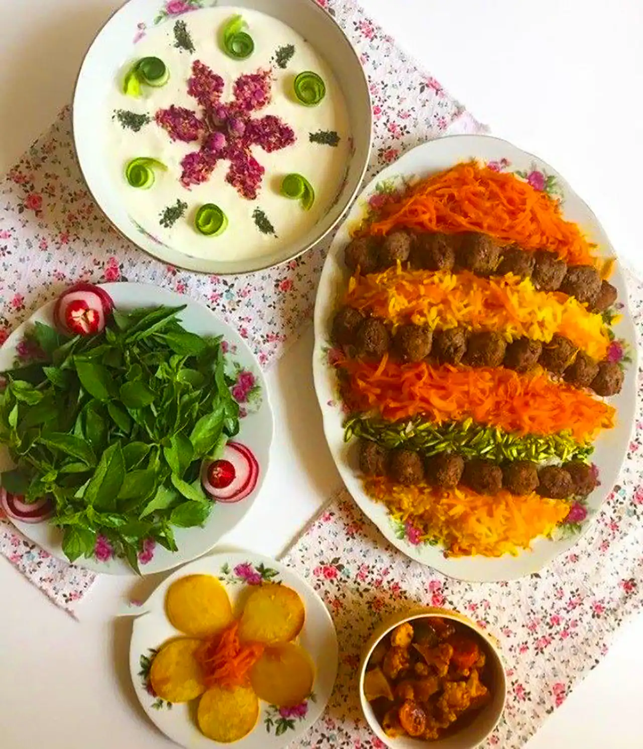 دیزاین میز شام برای مهمانی