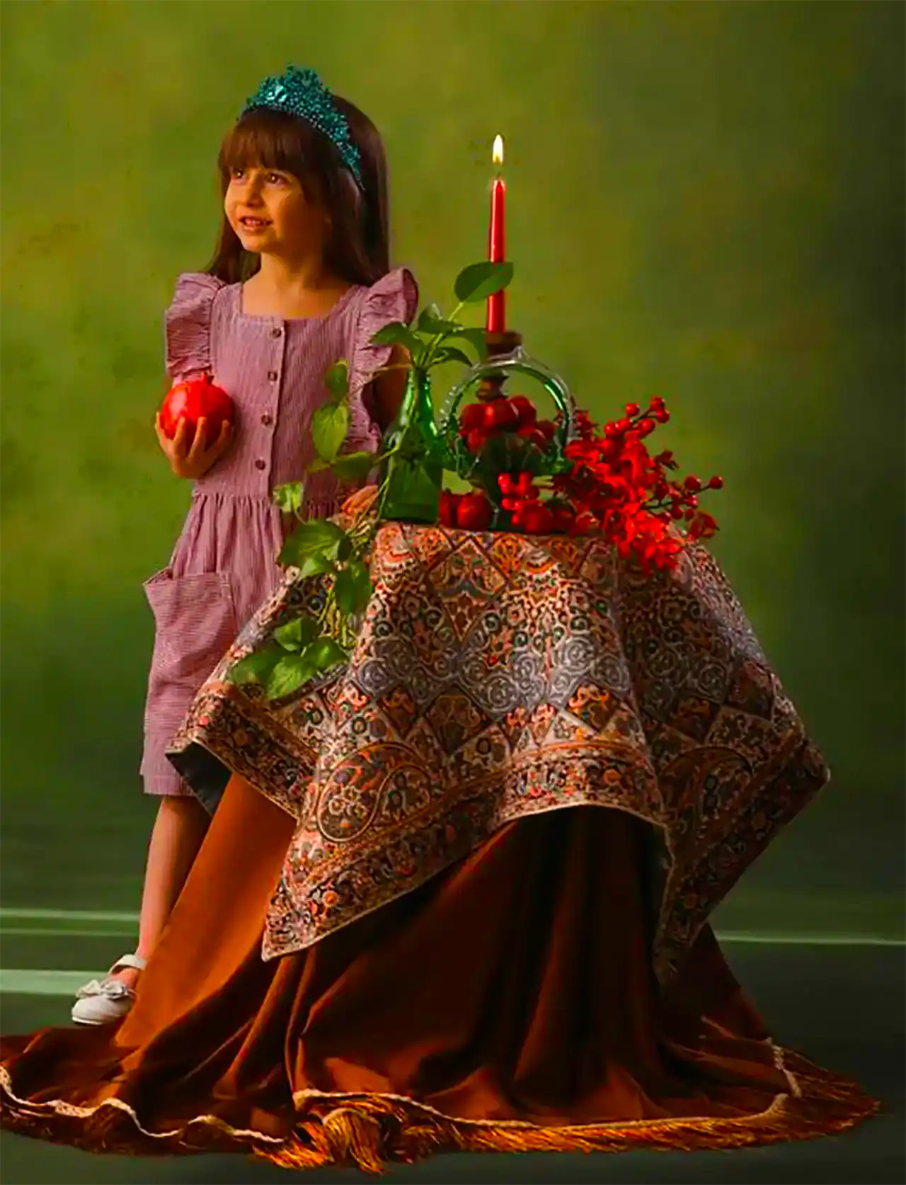 گل آرایی برای شب چله