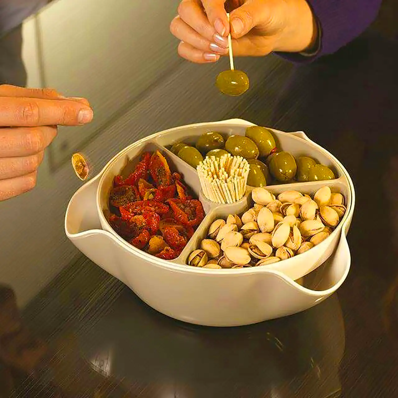 کاسه منقسم دار دست ساز