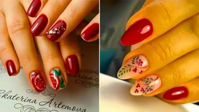 کاشت ناخن با تم یلدا