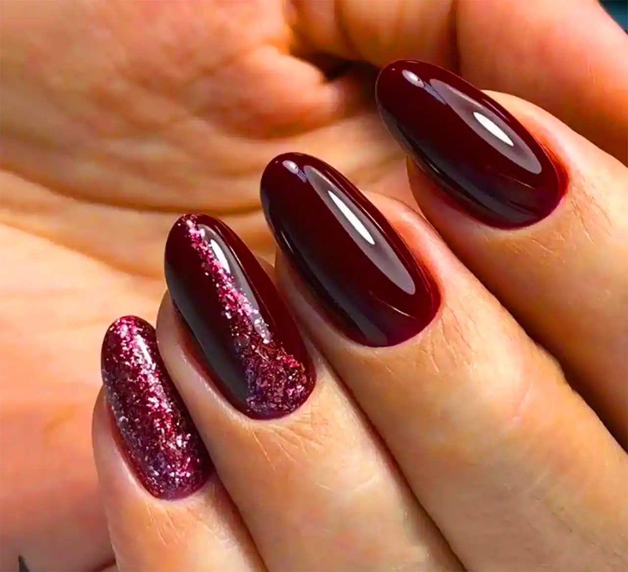 کاشت ناخن با تم یلدا