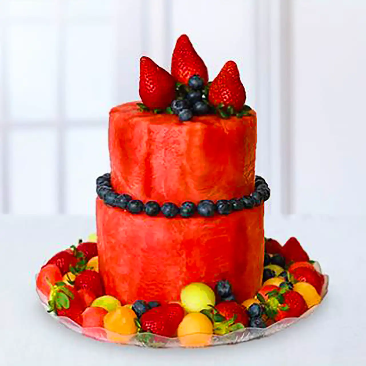 کیک هندوانه ای شب یلدا