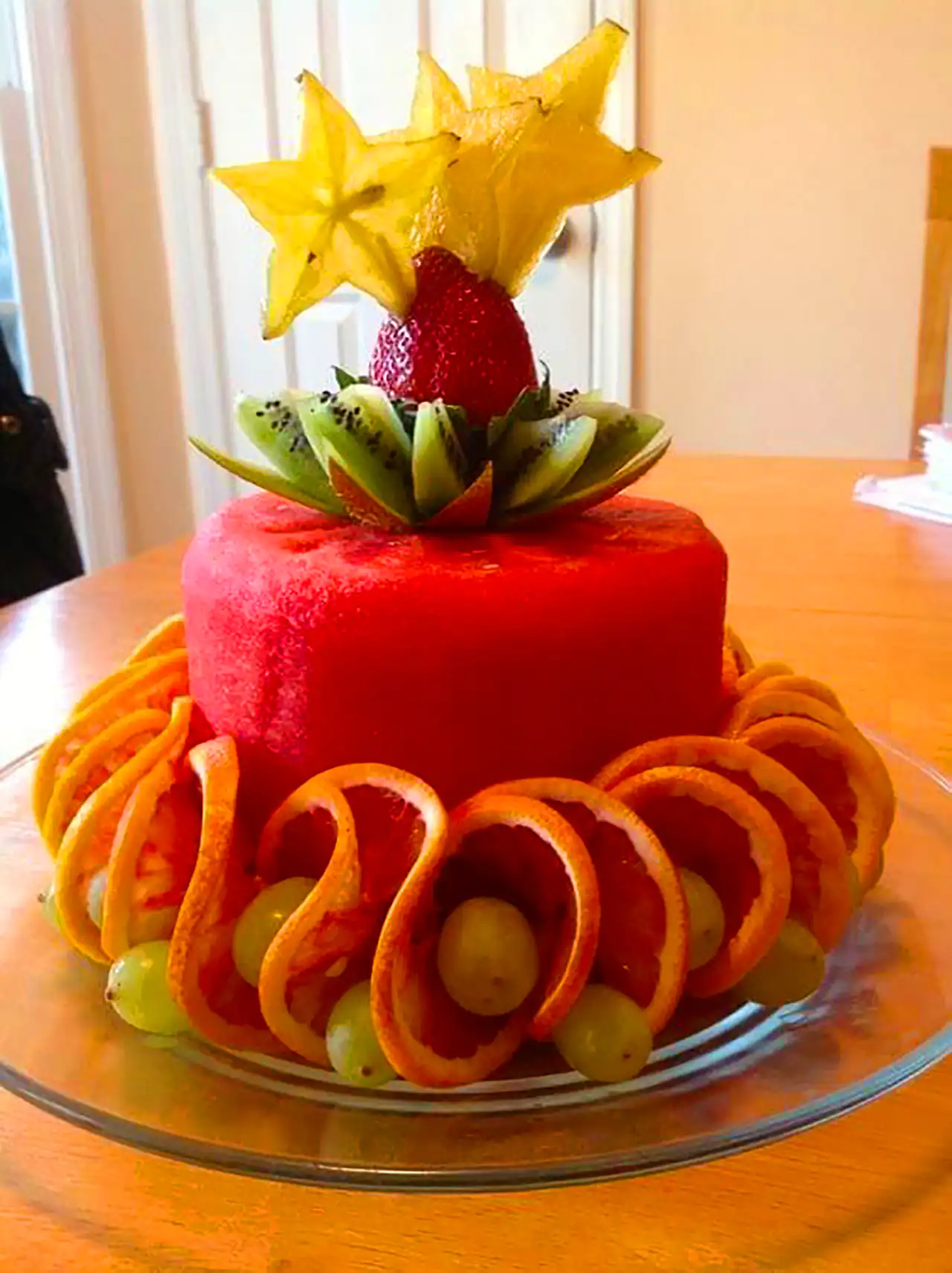 کیک هندوانه ای شب یلدا