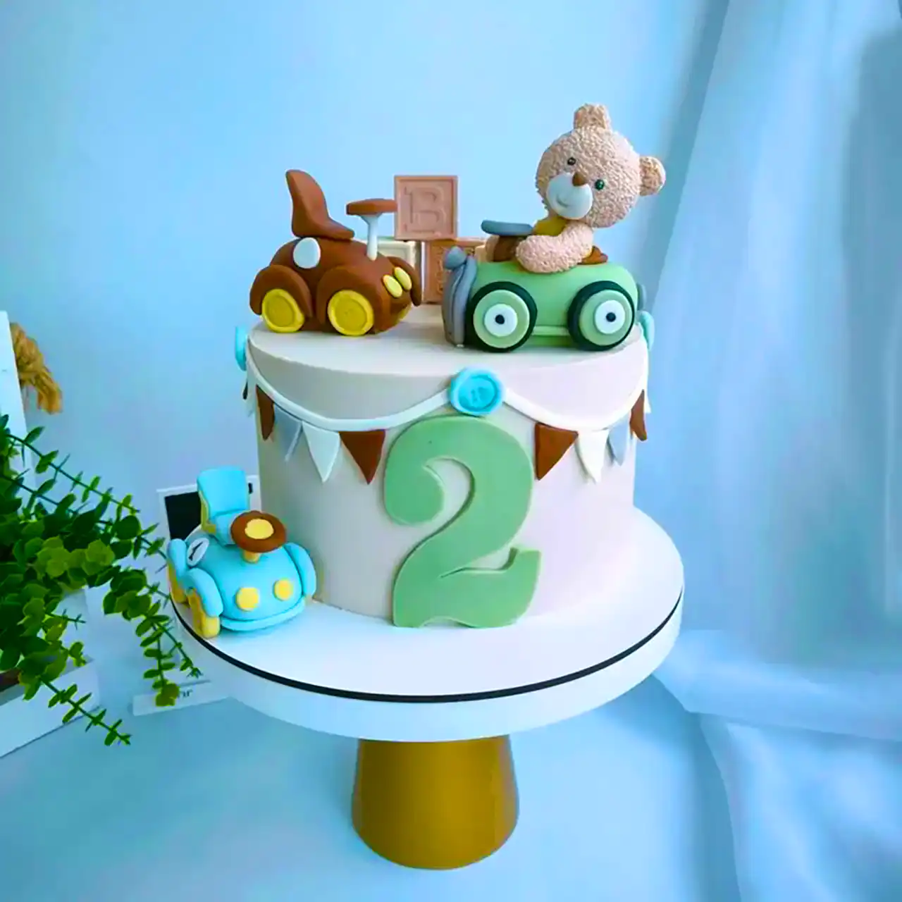 کیک پسرانه دو سالگی