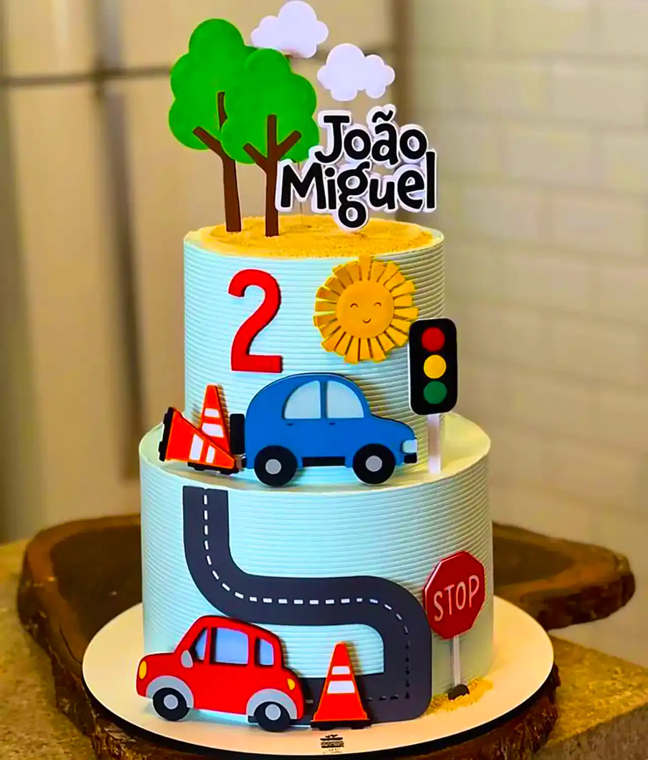 کیک پسرانه دو سالگی