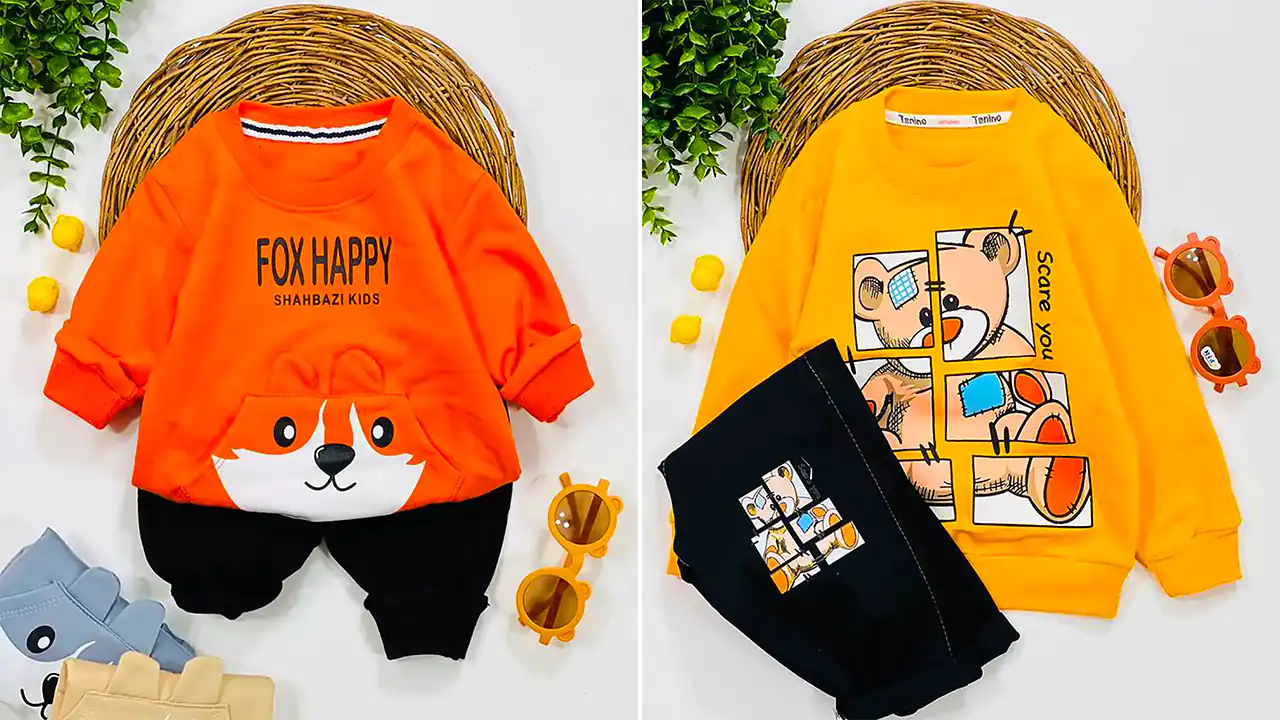 لباس دو تیکه برای بچه ها