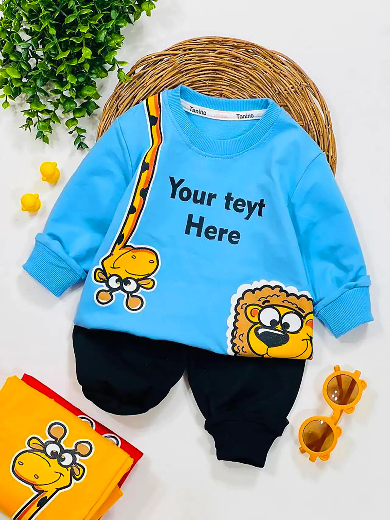 لباس دو تیکه برای بچه ها